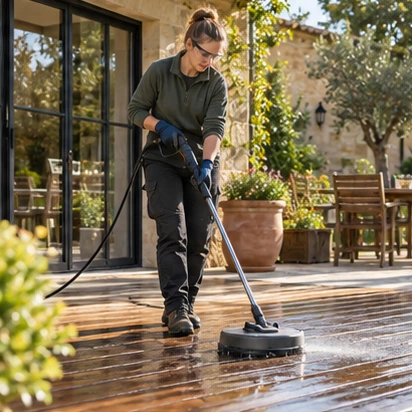 Patio & Deck Cleaning service illustration