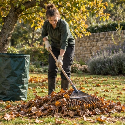 Leaf & Debris Removal service illustration