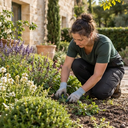 Weeding & Weed Control service illustration
